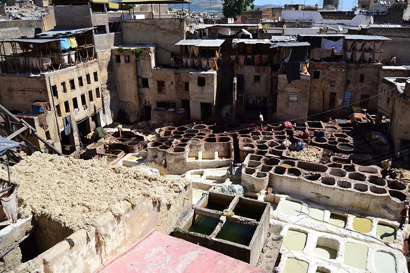 Fez tanneries - Sidi Moussa